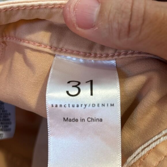 🆕 Sanctuary Denim pink chino patch pockets‎ size 31 BIN I - Picture 7 of 8